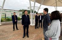 王飞调研乡村振兴、晚秋生产和疫情防控等工作