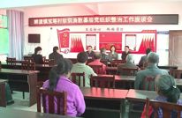 余述容到鲜渡镇宝塔村督导软弱涣散党组织整顿工作
