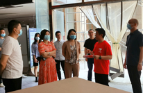 渠县县委领导调研指导新就业群体工会阵地建设工作
