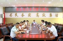王飞主持召开渠县农业多贡献专题会