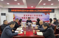 渠县县委宣传部传达学习全国和省市宣传思想文化工作会议精神