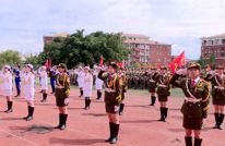 渠县中学高2023级新生军训圆满结束