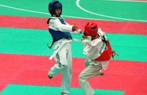 省十运会渠县赛区跆拳道比赛胜利开幕