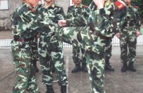 [图片新闻]武警渠县中队“擒敌训练”