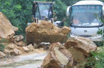 渠县确保灾后道路畅通