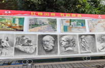渠县清溪中学：成功举行“红烛闪亮 书韵飘香”元旦师生书画展