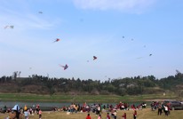 春风满校园 儿童放纸鸢