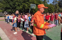 临巴四校与龙潭林场联合进行森林防灭火宣传