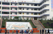 白兔乡中心学校深化城乡环境综合治理