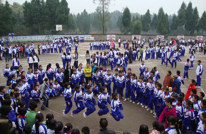 静边镇二校举办第五届校园冬季运动会