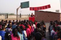 岩峰二校召开安全教育会