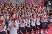 三汇镇一小：隆重举行“快乐六一”庆祝活动