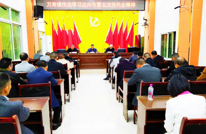 万寿镇传达学习市第五次党会报告精神