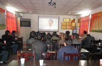 岩峰镇组织观看《廉政瞭望》反腐倡廉教育警示片