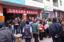 万寿乡开展法制宣传活动