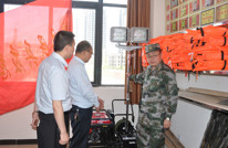 县领导深入三汇镇检查指导民兵组织整顿工作