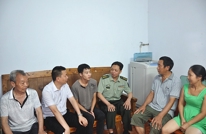 县人武部领导深入三汇镇检查指导征兵工作