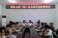 鹤林乡召开村（居）民办事不出户工作推进会