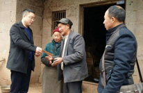 拱市乡开展春节前慰问困难群众活动