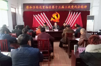 蔡和乡传达贯彻县十三届三次党代会精神