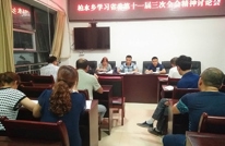 柏水乡召开学习省委十一届三次全会精神专题讨论会