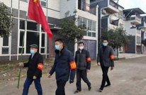 李渡镇新渡村有力有序推进复工复产工作