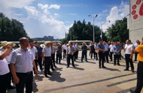 天星街道成功迎检第二季度现场推进会