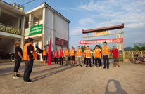 渠北镇开展防汛抢险应急演练