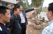 副县长熊长虹前往灾区文崇镇考察“千亩蔬菜种植基地”打造工程