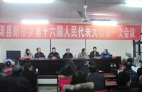 新市乡第十六届人民代表大会第一次会议隆重召开