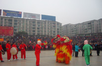 渠北双狮闹元宵