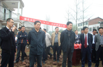 县领导深入渠北乡“9.18”灾后重建聚居点参观指导工作