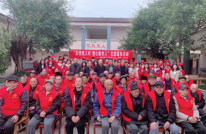 渠县清溪中学：举行“真情暖人间  爱心献老人”学雷锋志愿服务活动