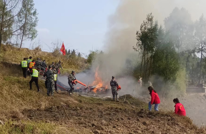 【火速行动 以练筑防】土溪镇开展2024年森林防灭火应急演练