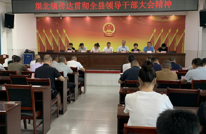 渠北镇及时传达贯彻落实全县领导干部大会精神