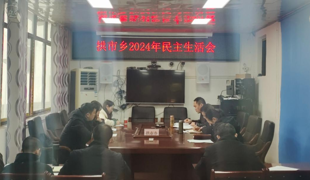 拱市乡召开2024年度党员领导干部民主生活会