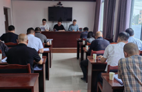 李馥镇学习新修订的《农村基层干部廉洁履行职责规定》