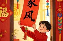 倡议书春节团圆时 传承好家风