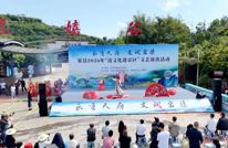 渠县：“五一”文化进景区 景上更添“花”