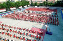 四川崇德学校举行第六届千人书画大赛