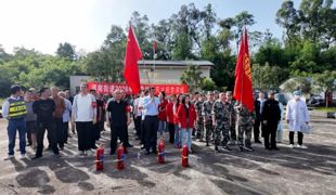 渠南街道：以练为战 筑牢森林“防火墙”