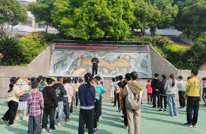 渠县静边镇第四学校举行防震减灾应急疏散演练
