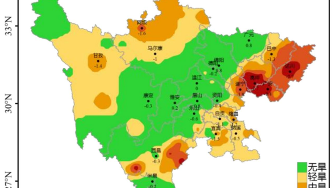 预计四川盆地8月有5次降水过程，中旬至下旬发生高温热浪概率较大